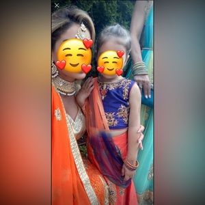 Kids matching Indian clothing/ lehengas